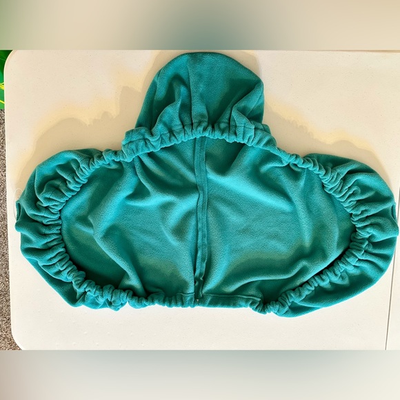 Teal fleece saddle cover - Picture 3 of 4